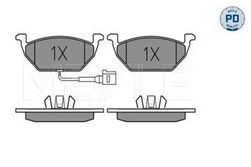 MEYLE КОЛОДКИ HAM. VW P. AUDI A3 96- BORA/GOLF 4 98- С ДАТЧИКОМ