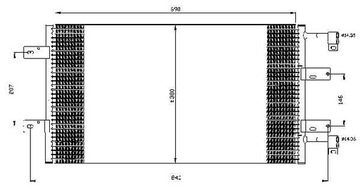 NRF 35505 КОНДЕНСАТОР, КОНДИЦИОНЕР