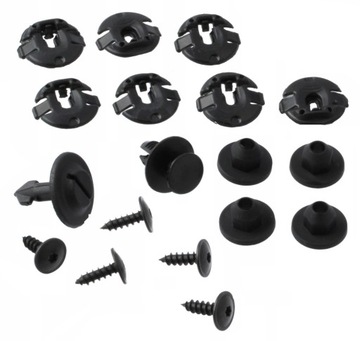 Set clips screws wheel arch covers . audi a4 b8 a5 8t, buy