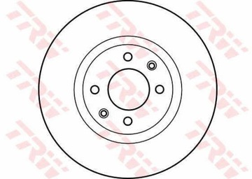 ДИСКИ ТОРМОЗНЫЕ ТОРМОЗНЫЕ ПЕРЕД TRW DF4183