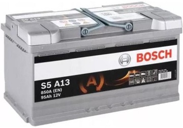 BOSCH АККУМУЛЯТОР AGM S5A13 12V 95AH 850A P+