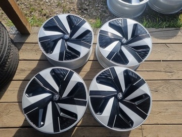 MG 5,AP31,GT II, ZS EV,AS23 АЛЛЮМИНИЕВЫЕХ+ КОЛПАКИ 17X7 ET41 5X112 КАК НОВЫЕ 4 ШТУКИ.