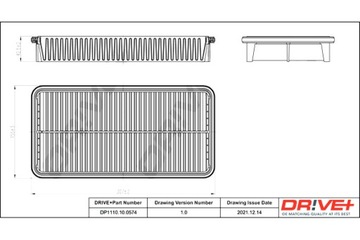 DRIVE+ ФИЛЬТР ВОЗДУХА PONTIAC 2.3B 93-95 TRAN S SPORT VAN