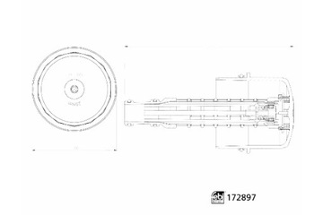 FEBI BILSTEIN КОРПУС ФИЛЬТРА МАСЛА MERCEDES C CL203 C T-MODEL S203 C