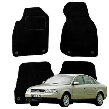 AUDI A6 C5 КОВРИКИ WELUROWE DO АВТО 1997-2004 B