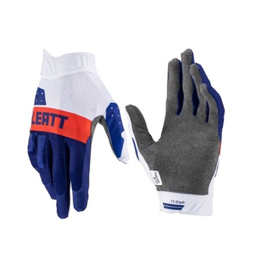 LEATT ПЕРЧАТКИ MOTO 1.5 GRIPR GLOVE ROYAL ЦВЕТ GRANATOWY/BIAŁY/CZERWONY RO