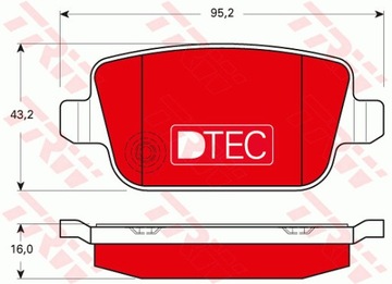 КОЛОДКИ HAM. FORD T. FOCUS- GALAXY- KUGA- MONDEO- S- MAX 06- 15 DTEC COTEC