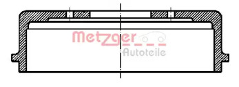 БАРАБАН ТОРМОЗНОЙ RENAULT OPEL METZGER