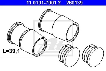 11.0101-7001.2/ATE КОМПЛЕКТ ВТУЛКА СУППОРТА HAM.