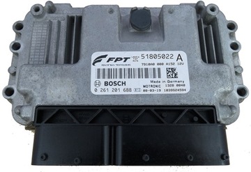 ECU FIAT BRAVO II 1.4 T-JET 51805022 0261201688