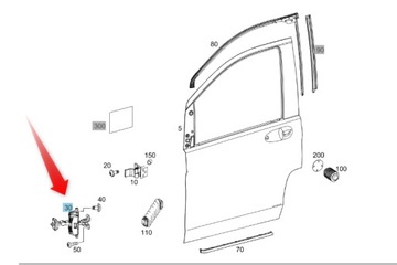 OGARNICZNIK ДВЕРЬ MERCEDES VITO W639 W447