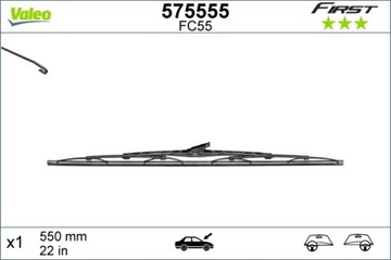 ЛИСТ ДВОРНИКИ 550MM FIRST STANDARD 1 ШТ. SZKIELETOWA VAL575555