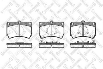 КОЛОДКИ ТОРМОЗНЫЕ MAZDA 323 III 86-89 ПЕРЕД