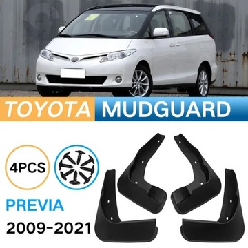 4 ШТ. КРИЛЬЯ АВТОМОБИЛЬНЫЙ PP DO TOYOTY PREVIA 2009-2021