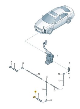 ЗАГЛУШКА ОМЫВАТЕЛЯ VW JETTA ЛЕВАЯ