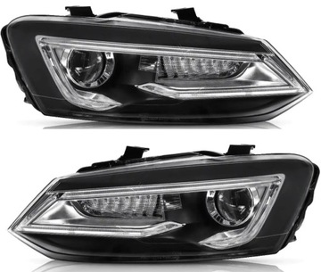 REFLEKTOREN RÜCKLICHTER SET / SATZ DAY LINE LIGHT LED (LEUCHTDIODE) TUNING VW POLO V 5 6R 6R0 2009-2017