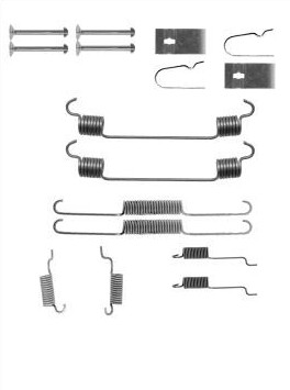 SPRĘŻYNKI DO КОЛОДОК HAM. MAZDA 323 1.3-2.0 89-