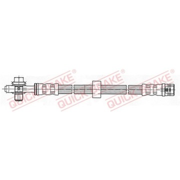 ПАТРУБОК ТОРМОЗНОЙ ГИБКИЙ QUICK BRAKE 50.104X