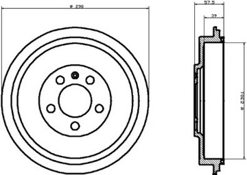 2XBĘBEN ТОРМОЗНОЙ VOLKSWAGEN SKODA TEXTAR