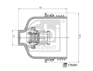 КОРПУС ФИЛЬТРА МАСЛА ПОДХОДИТ DO: HYUNDAI GRAND SANTA FÉ, GRANDEUR, SANT