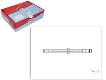 ПАТРУБОК ТОРМОЗНОЙ CORTECO 8200131598 SL3488 245111