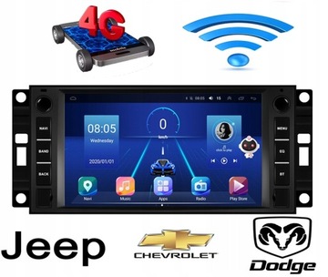 РАДИО НАВИГАЦИЯ ANDROID JEEP/DODGE/CHEVROLET 4GSIM