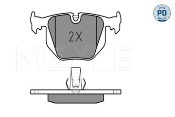 КОЛОДКИ HAM. BMW T. E38/E46 00- 0252148717/PD MEYLE