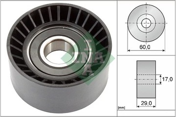 L 532036420 РОЛИК MICRO-V НАПРАВЛЯЮЩАЯ NISSAN PRIMASTA