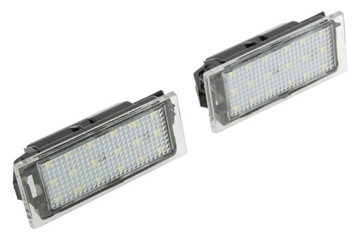 ELP-RE-001 NTY ЛАМПОЧКИ LED (СВЕТОДИОД ) ПОДСВЕТКИ НОМЕРА /REJESTRACYJNEJ/RENAULT CLI