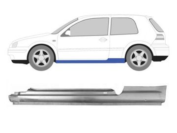 VW GOLF IV 1997 97 ПОРОГ ЛЕВАЯ