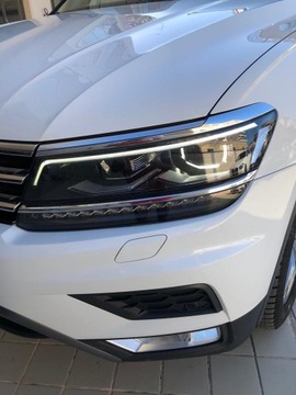 VW TIGUAN 15-19 FULL LED (СВЕТОДИОД ) (СВЕТОДИОД ) ПЕРЕДЕЛКА LED (СВЕТОДИОД ) (СВЕТОДИОД ) ПОД H7 КОМПЛЕКТ USA/EU EU ОРИГИНАЛЬНЫЕ