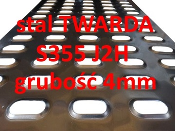 ПЛАНКА СТАЛЬ LOHR 50X300 GR. 4MM TWARDA S355 J2H ЕВАКУАТОР НАЕЗД ПЛАТФОРМА