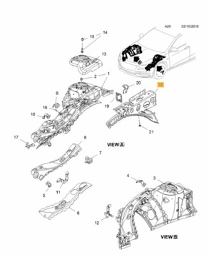 FARUCH LÄNGSTRÄGER LINKE RECHT INSIGNIA B 17- NEU