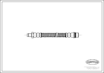 ПАТРУБОК HAM. ГИБКИЙ PEUGEOT 605 PEUGEOT 605 -