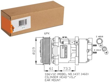 КОМПРЕССОР КОНДИЦИОНЕРА CITROEN C4 I PEUGEOT 206 307 2.0 2.0D