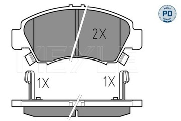 КОЛОДКИ HAM. HONDA P. CIVIC 91-