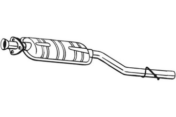 BOSAL ГЛУШИТЕЛЬ СИСТЕМЫ ВЫХЛОПНОЙ ЦЕНТРАЛЬНЫЙ MERCEDES C T-MODEL S203 C