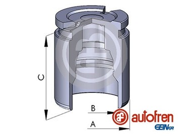 AUTOFREN SEINSA D025126 ПОРШЕНЬ, СУППОРТ ТОРМОЗА