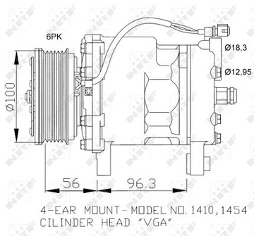 NRF 32065 КОМПРЕССОР, КОНДИЦИОНЕР