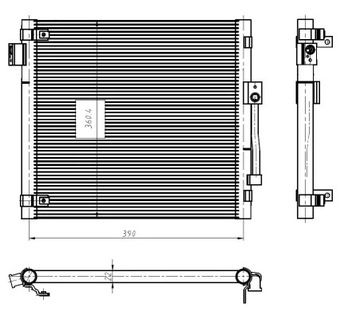 NRF 350447 КОНДЕНСАТОР, КОНДИЦИОНЕР