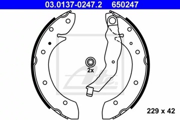 03.0137-0247.2 КОЛОДКИ HAM. BMW 3 (E36) 1,6-1,8 90-00