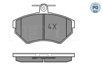 КОЛОДКИ ТОРМОЗНЫЕ VW ПЕРЕД VENTO 91- CADDY 95- POLO 97- 0252194516/PD