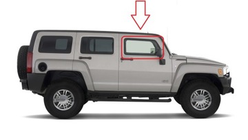 HUMMER H3 06-10R СТЕКЛО БОКОВАЯ ДВЕРЬ ПЕРЕДНИХ RH