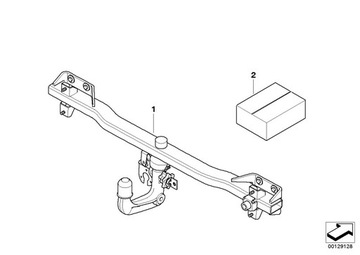 BMW X3 E83 КРЮК БУКСИРОВОЧНЫЙ ODKRĘCANY LR TOWBARS 71603415172