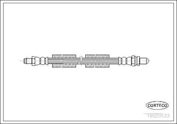 ПАТРУБОК ТОРМОЗНОЙ GIĘTKI FORD