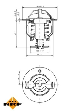 ТЕРМОСТАТ СИСТЕМЫ ОХЛАЖДЕНИЯ EASY FIT 725119