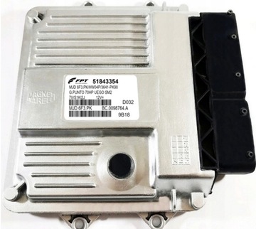 КОМПЬЮТЕР ECU FIAT GRANDE PUNTO 1.3 51843354 MJD6F3.PK