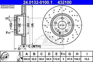 24.0132-0100.1 ДИСК HAM.PRZOD MERCEDES C W204 07-