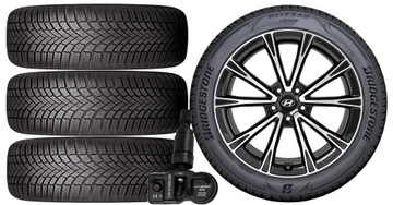 НОВЫЕ ШЕСТЕРНИ ЗИМА HYUNDAI GRAND SANTA FE BRIDGESTONE 235/60R18+TPMS