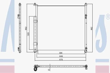 РАДИАТОР КОНДИЦИОНЕРА Z OSUSZACZEM SUZUKI